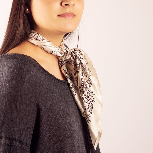 Paisley Scarf in Black – The Good Collective