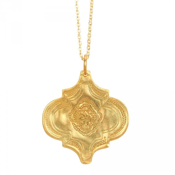 Inner Fire Necklace in Gold