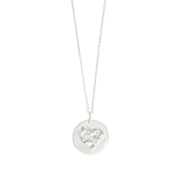 Loved Musing Necklace in Silver