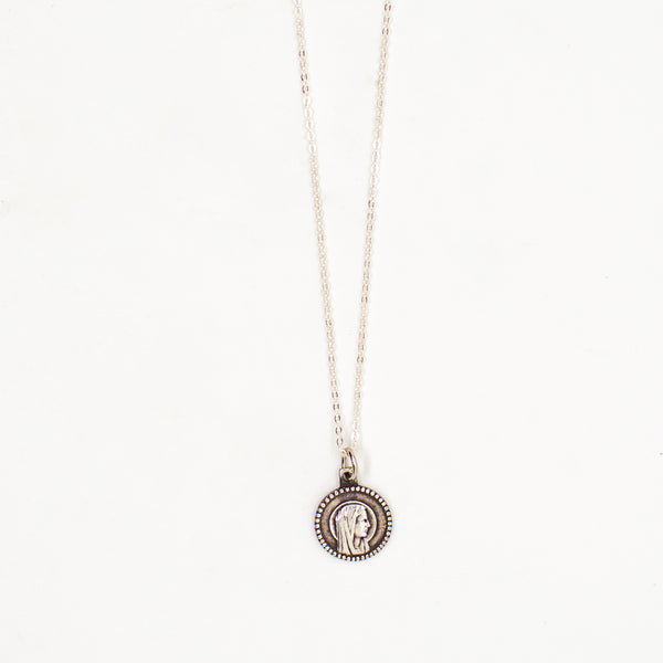 Vintage Saint Medal Lourdes v175