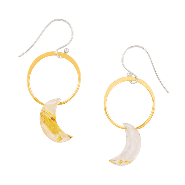 Rhea Crescent Earrings
