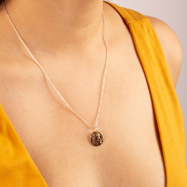Petite Joan of Arc Musing Necklace