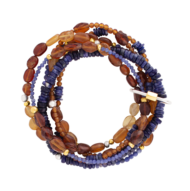 Mountain Skies Stretch Bracelet Set