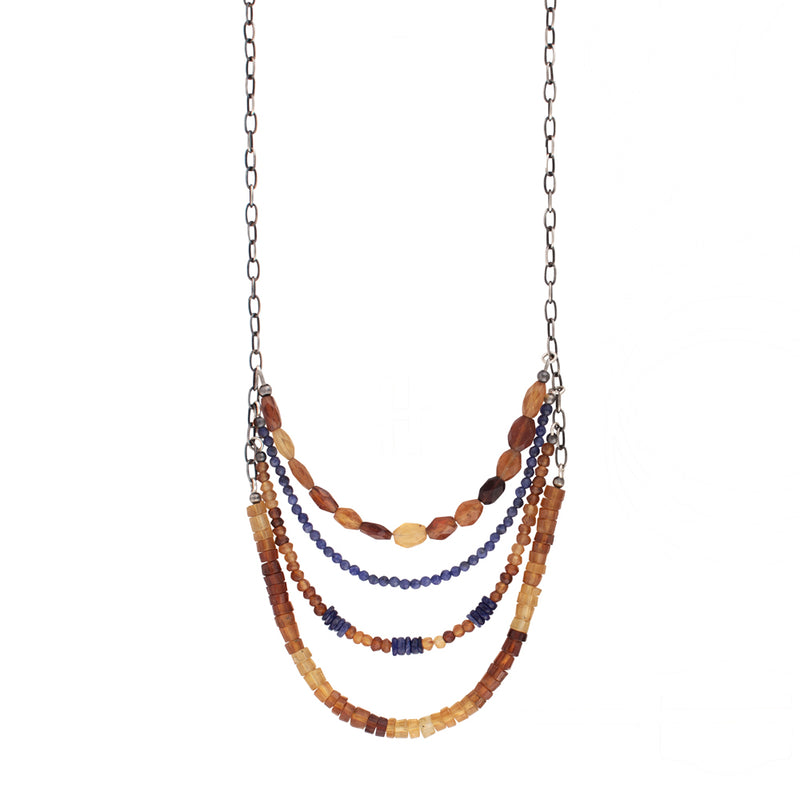 Mountain Skies Layered Necklace