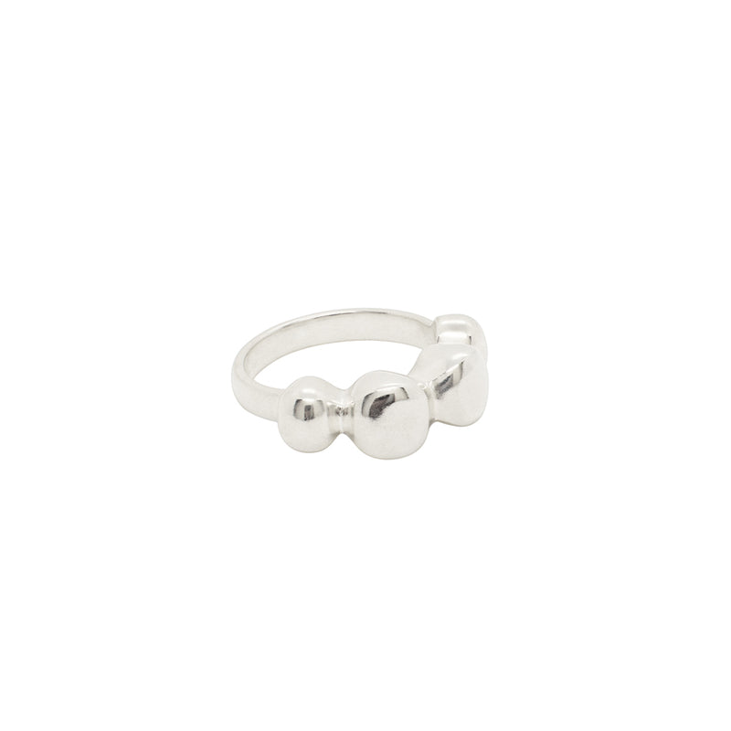 Bubbling Optimist Ring in Silver