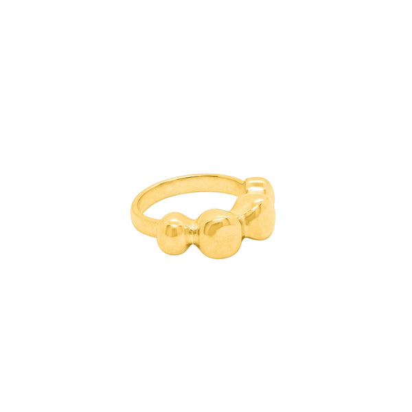 Bubbling Optimist Ring in Gold