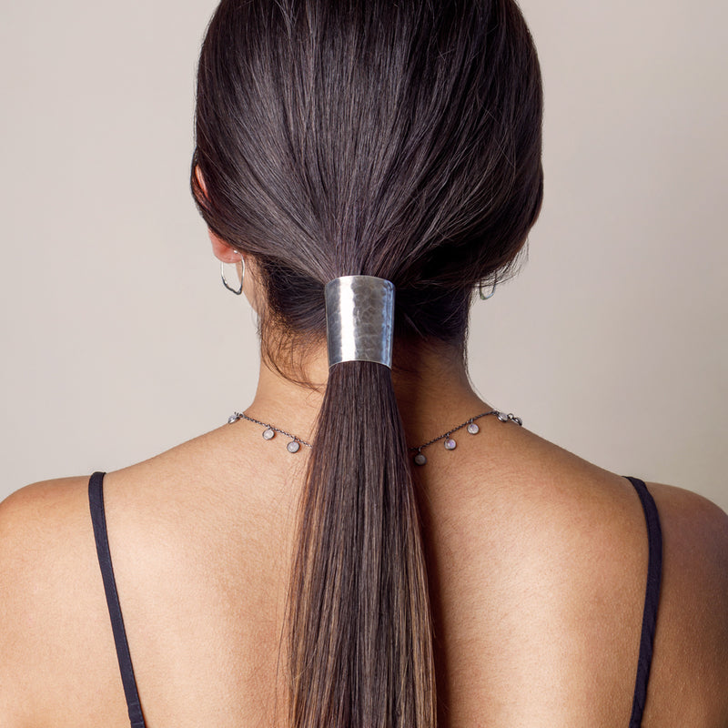 So Sleek Pony Maker in Antiqued Silver