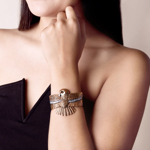 Wild & Wise Owl Cuff