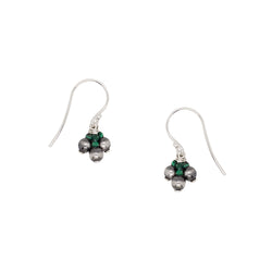 Bonfire Trio Earrings in Malachite