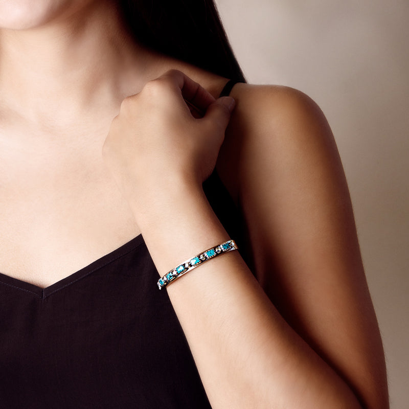 Turquoise Bonfire Cuff