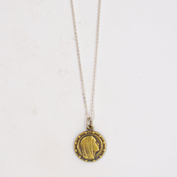 Vintage Saint Medal Mary Lourdes 100 Year Anniversary V24