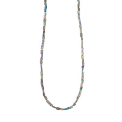 Labradorite Column Necklace