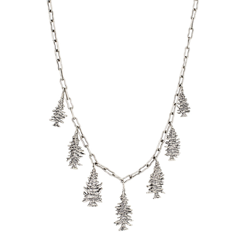 Through the Trees Necklace in Silver