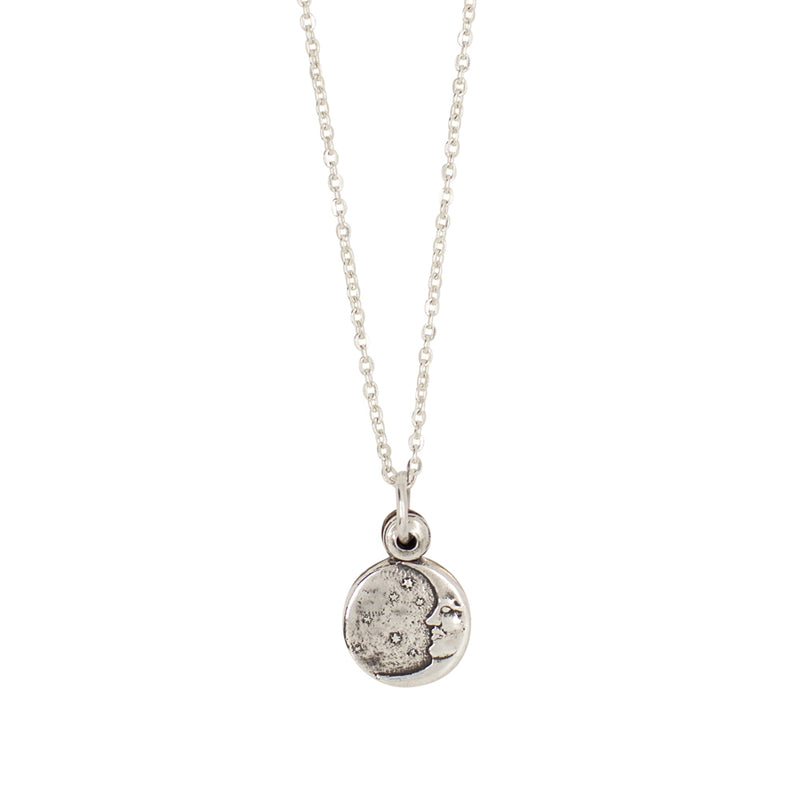 My Moon & Stars Sliding Locket Necklace - Small