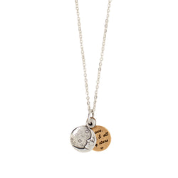 My Moon & Stars Sliding Locket Necklace - Small