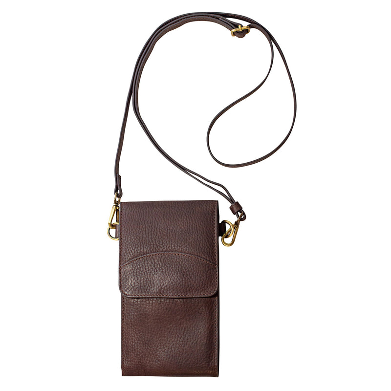 Mobile bag leather sale