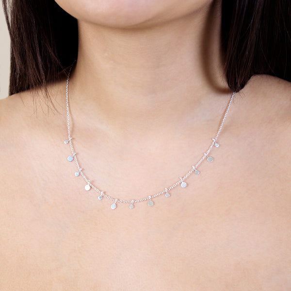 Be the Light Necklace in Silver - 18-20" L