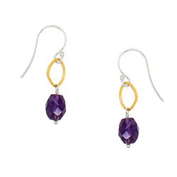 Orbit Earrings in Amethyst