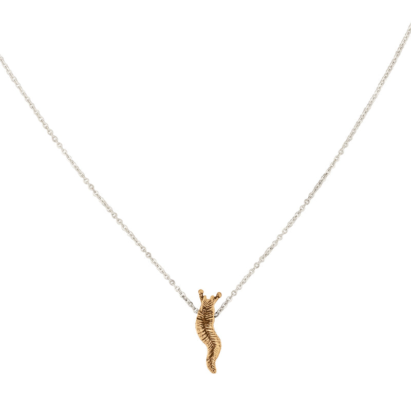 Slug Life Necklace in Bronze