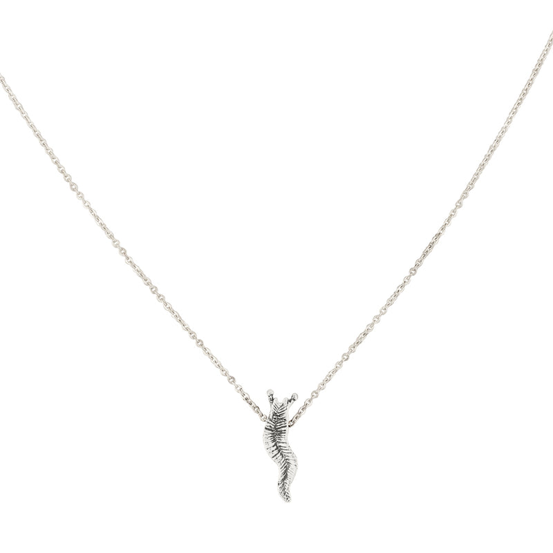 Slug Life Necklace in Silver