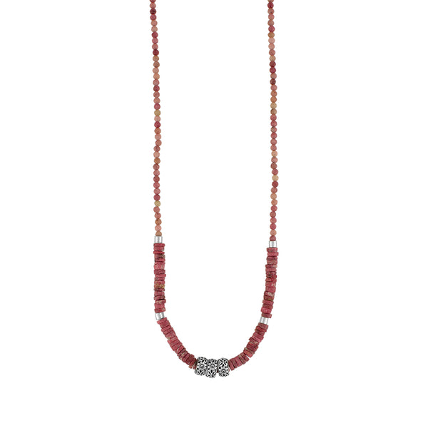 Rosy Skies Strand Necklace