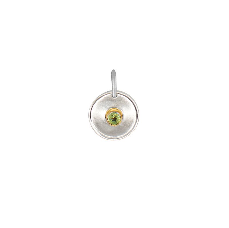 Natural Talent Birthstone Charm Pendant- August/ Peridot