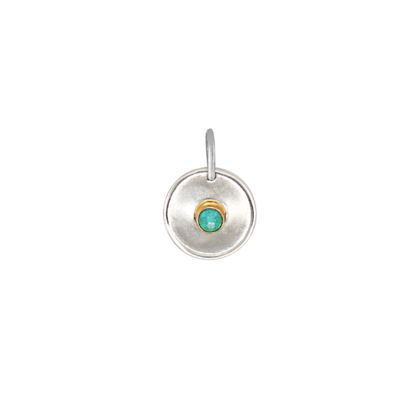 Natural Talent Birthstone Charm Pendant - December/ Turquoise