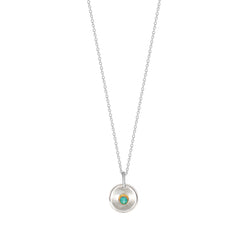 Natural Talent Birthstone Charm Necklace - December/ Turquoise