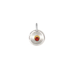 Natural Talent Birthstone Charm Pendant - January/ Garnet