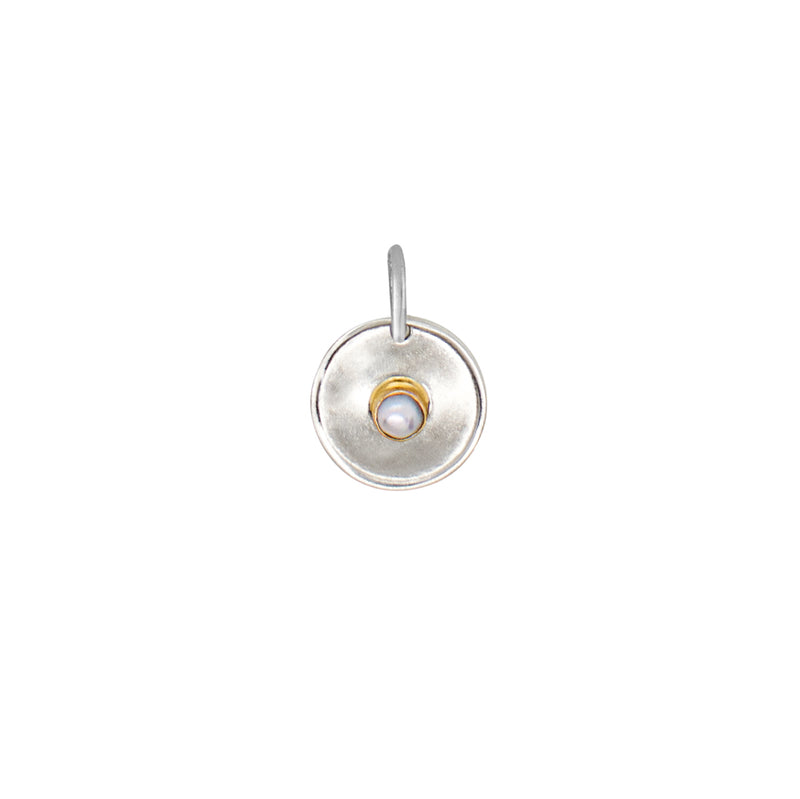 Natural Talent Birthstone Charm Pendant - June/ Pearl