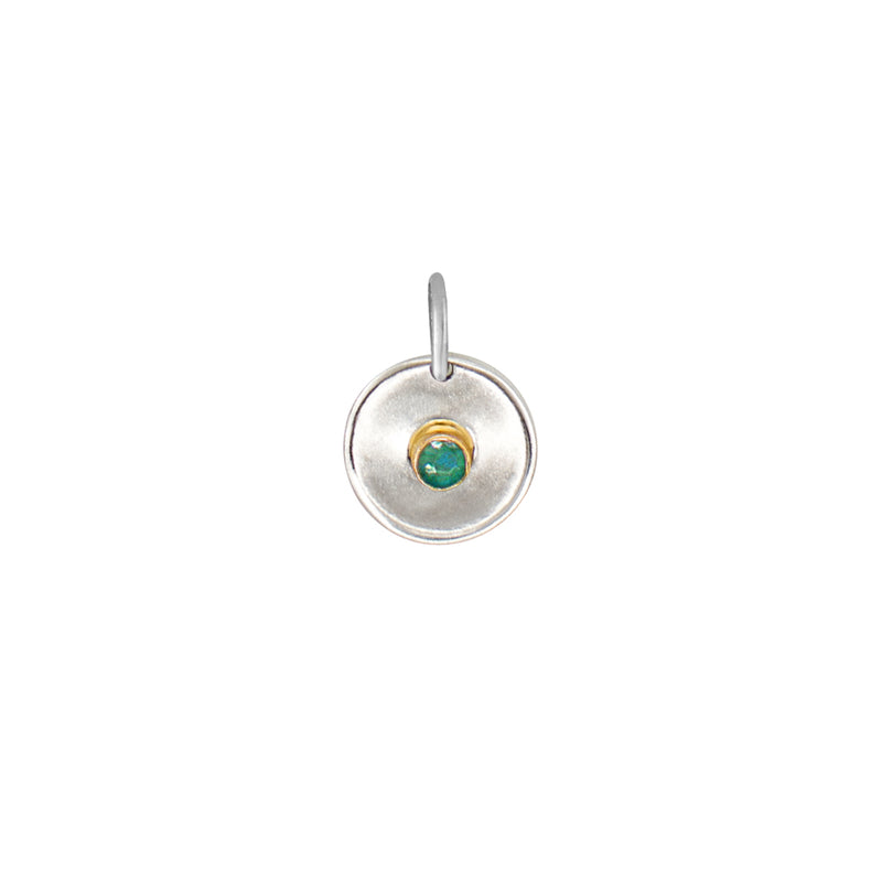 Natural Talent Birthstone Charm Pendant - May/Emerald