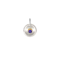 Natural Talent Birthstone Charm Pendant - September/Iolite