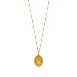 Nature Saint Necklace in Gold - Horse