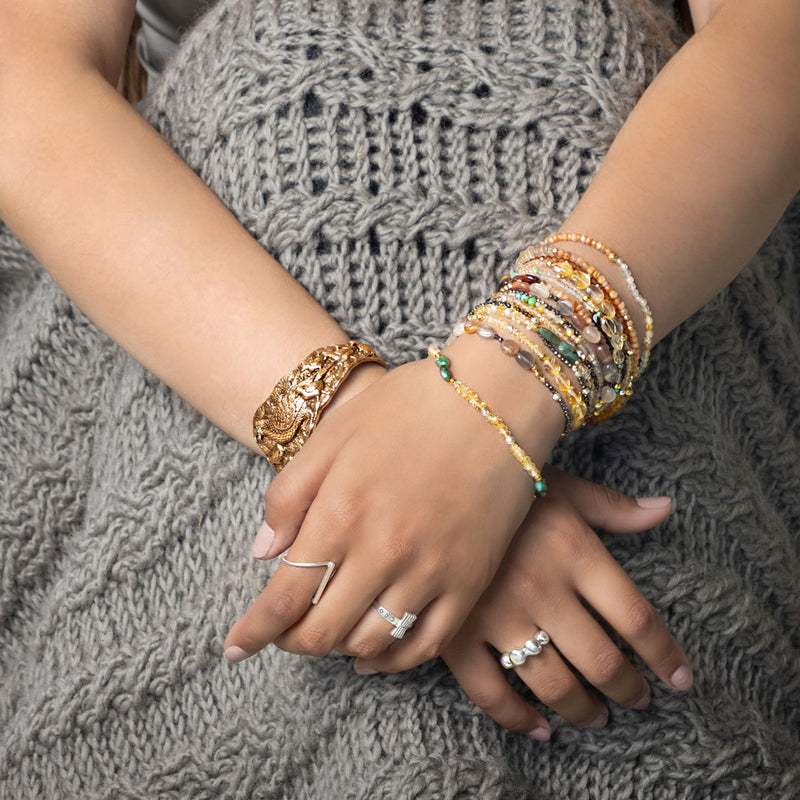 Bubbling Optimist Ring in Silver