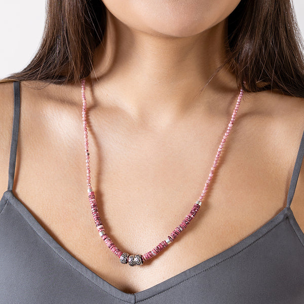 Rosy Skies Strand Necklace