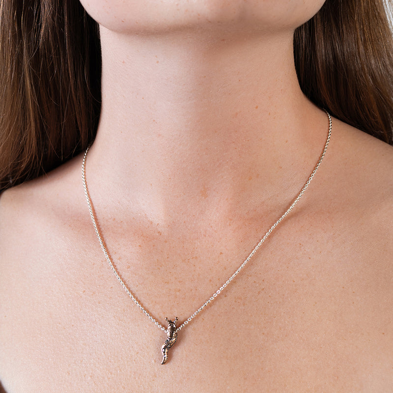 Slug Life Necklace in Bronze