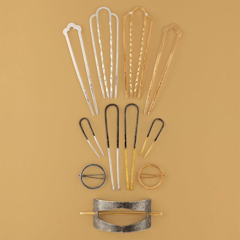 Effortless Twist Hair Fork in Bronze - Large | Available to ship August 2, 2024