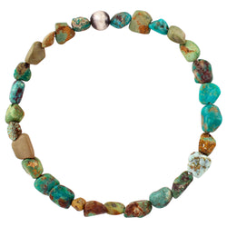 Stone & Sterling Stretch Bracelet Set - Tumbled Turquoise | Available to Ship March 7, 2025