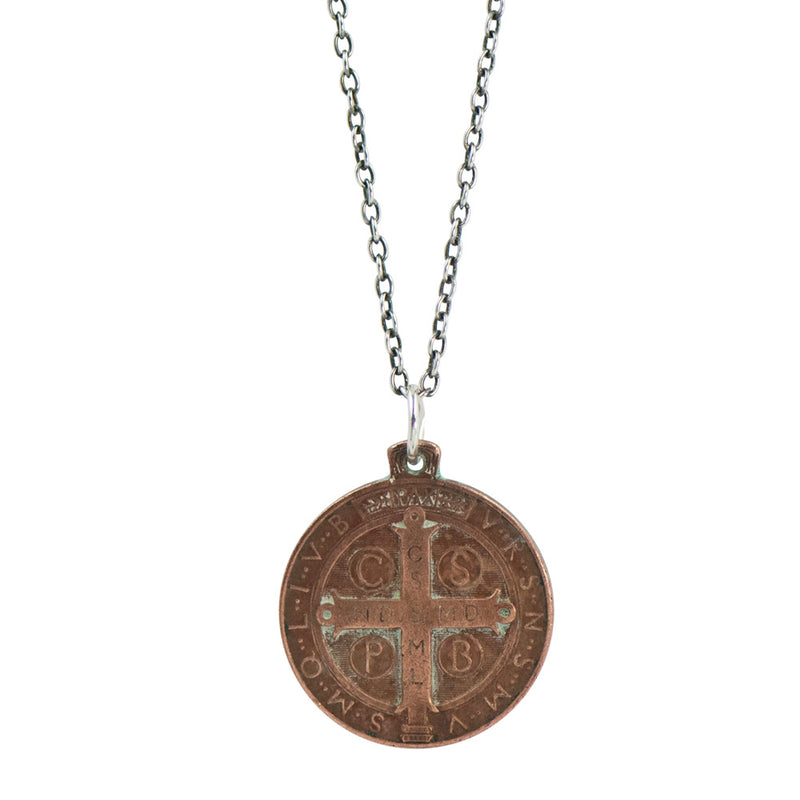 Saint Benedict Vintage Saint Necklace VB12