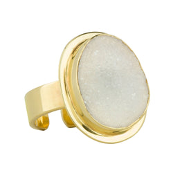Showstopper Ring - Gold/White