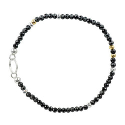 Pyrite's Booty Bracelet in Onyx with Ring