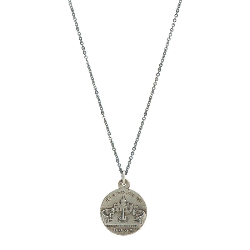 Pope Pius XII | Vintage Medal Necklace #VA44