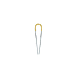 Two-Tone Effortless Hair Pin in Gold and Silver - Small