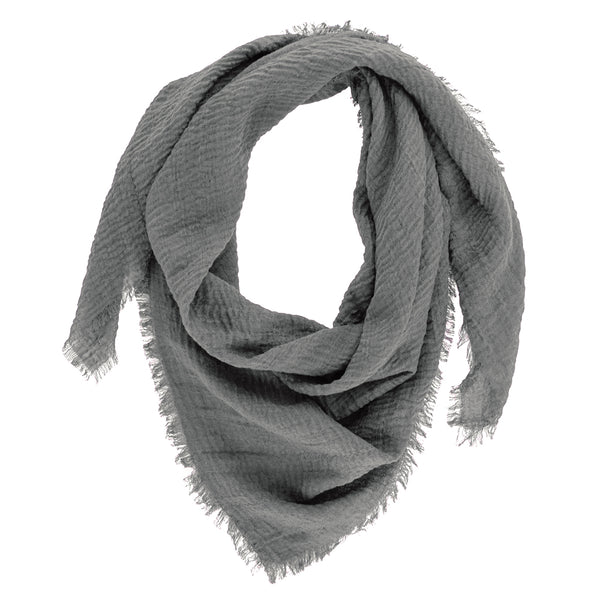 Cloud Scarf in Charcoal - Large