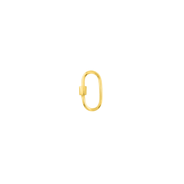 Carabiner Lock in Gold