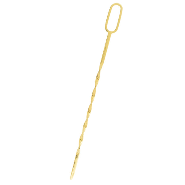 Effortless Oval Hair Stick in Gold - 6 3/4"