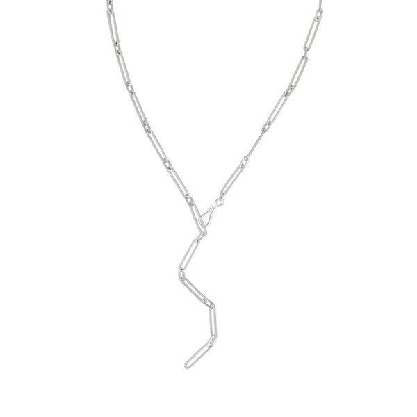 Let's Link Up Chain Necklace in Silver - 22" L