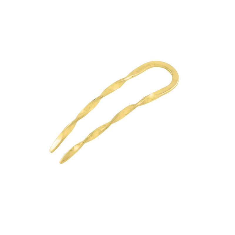 Effortless Twist Hair Pin in Gold - Small