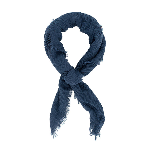 Cloud Scarf in Navy - Small