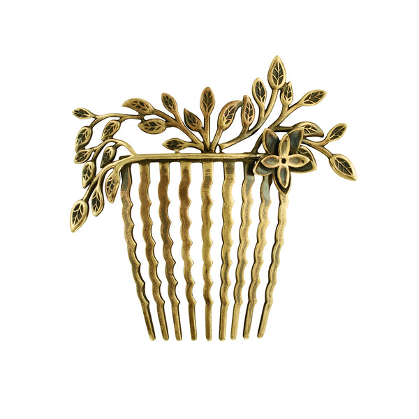 Vintage Vibe Hair Comb in Bronze